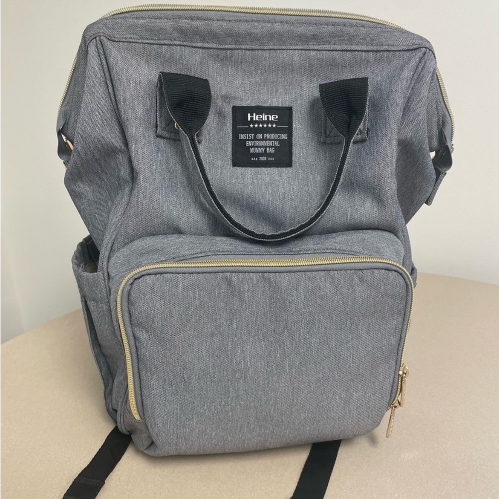 Heine diaper bag, SOOO much storage, pockets galore